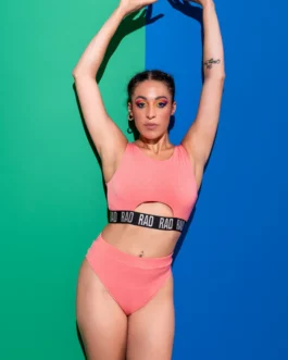 Bahari Top – Glitter peach