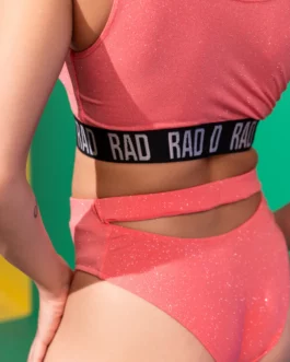 Bahari Shorty – Glitter peach