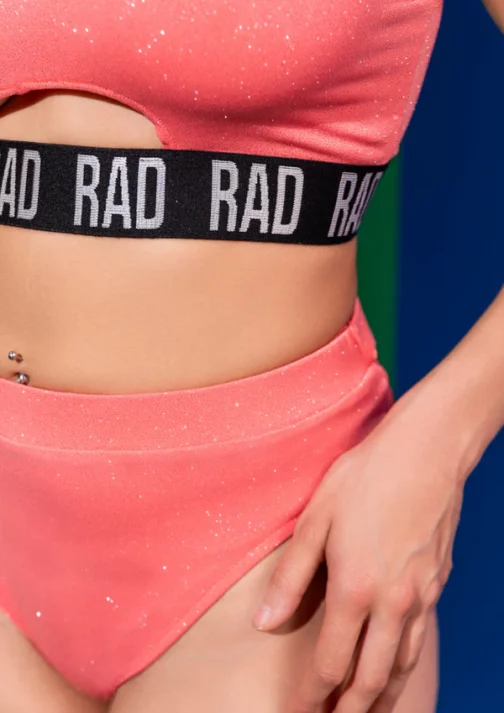 Bahari Top - Glitter peach – Image 7