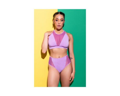 Top triangle - Glitter lilas – Image 3