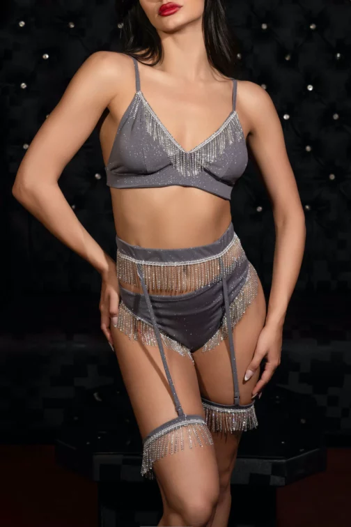 Dixie Top - Gris – Image 2