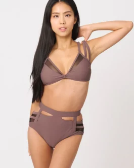 Charlotte top – Mahogany